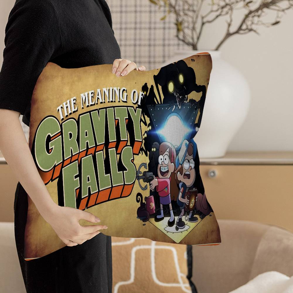 Мультяшная Наволочка G-Gravity F-Falls мультик Подарок Чехол для Подушки Спальня Дом Диван Кресло Сиденье Декор чехол для подушки 12x12Inch