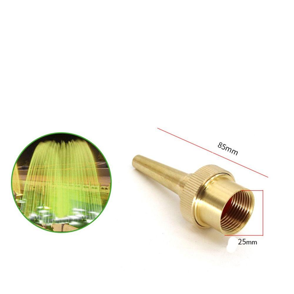 1/2" 3/4" 1" Jet Rett Fontenedyser Messing Sprøytehode Svømmebasseng Fontenedyse