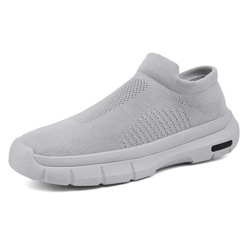 Feet flying woven shoes breathable mesh sports shoes summer men's shoes daily casual running travel shoes men's street