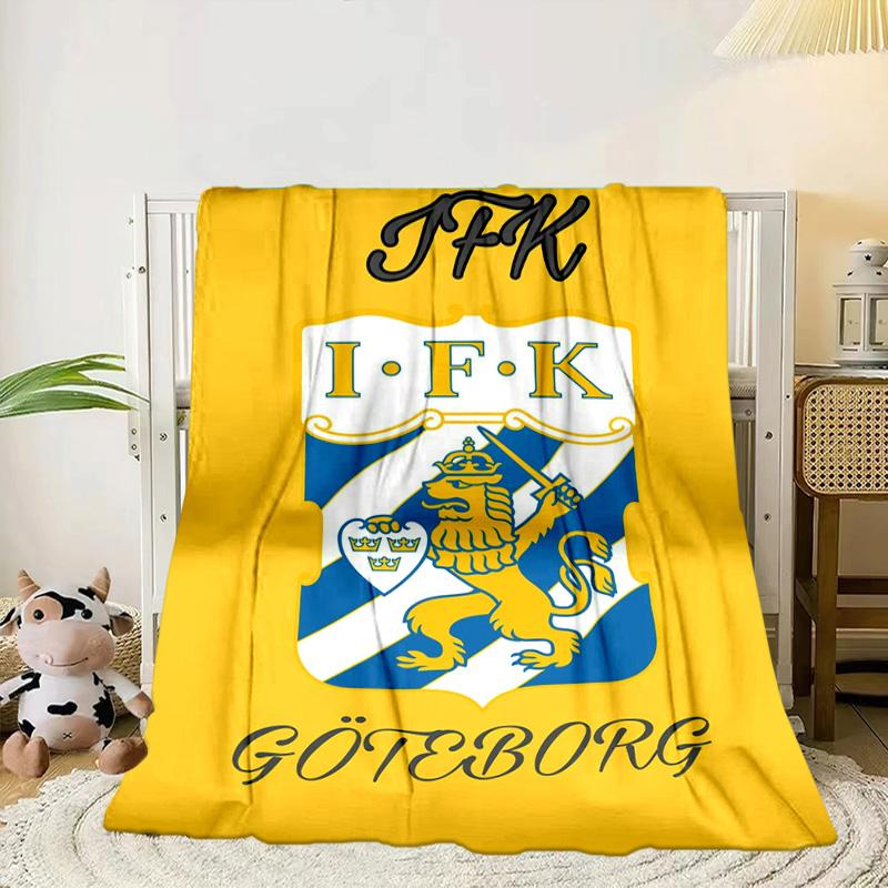 IFK Gothenburg Portable Blanket/Soft Blanket Bedding Blanket Suitable for Travel Camping Living Rooms Offices Sofas Fan Gifts