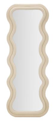 Wandspiegel Emily Creme Samt Cm 60X6X160