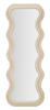 Wall Mirror Emily Cream Velvet Cm 60X6X160