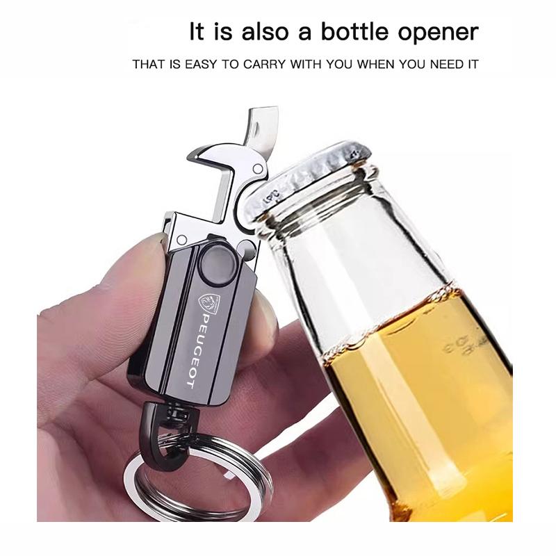 Car Keychain Metal Key Rings Accessories For Peugeot y 5008 508 408 4008 308 3008 208 2008 Landtrek Rifter e-Expert e-TRAVELLER
