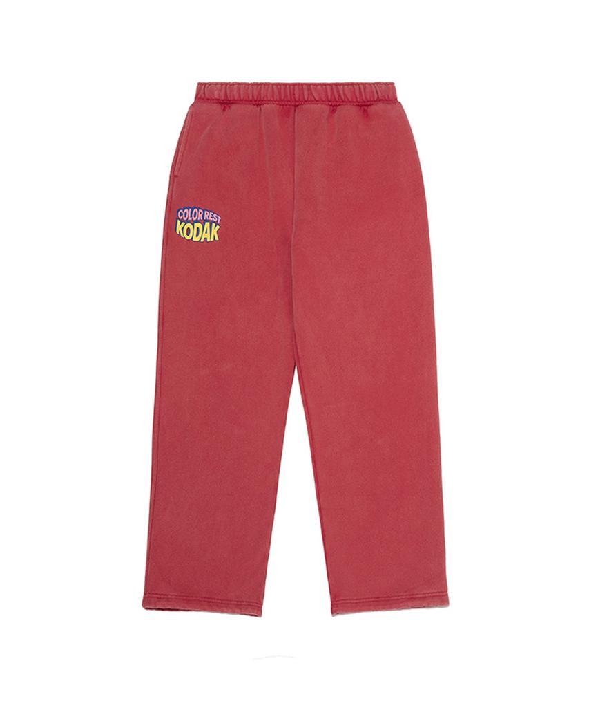 KODAK Colorrest Snow Wash Brushed Straight Pants Pink