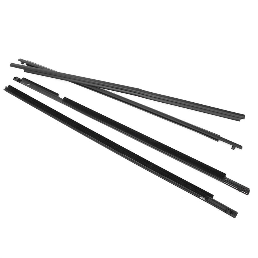 4pcs/set Door Belt Molding Window Weatherstrip For Corolla 2009 -2013