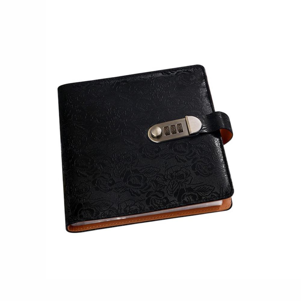 

Тиснение Цветок Конверты Книга Вызовов для Сбережений Органайзер Планировщик из ПУ Кожи Подарок на Новый Год