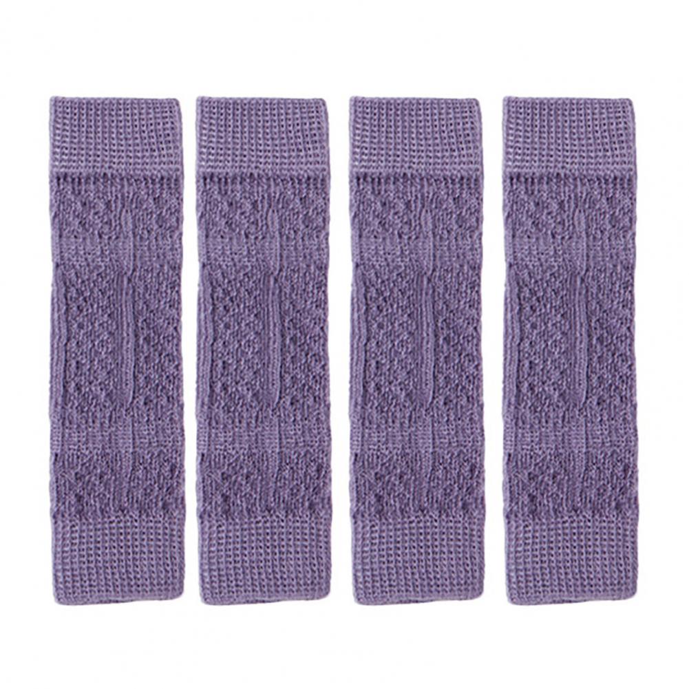 Dog Leg Sleeve 4pcs Dog Elbow Protectors Knitted Leg Warmer Wraps Breathable Pet Elbow Sleeves for Elderly Dogs for Dogs