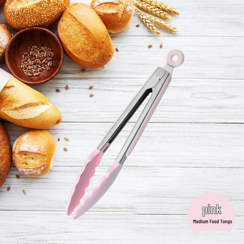 Silikon Edelstahl Steak- & BBQ-Zange - Küchen- & Backwerkzeug