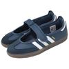 adidas Samba Mary Jane Crew Marinho Branco Dourado Metálico Tênis Feminino Nuvem Branca IH6484