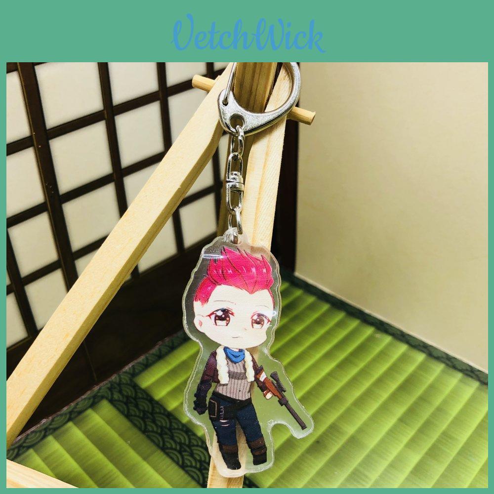 Acrylic Fortnite Keychain Epic Game Keyrings Gift For Player Women Fashion Men