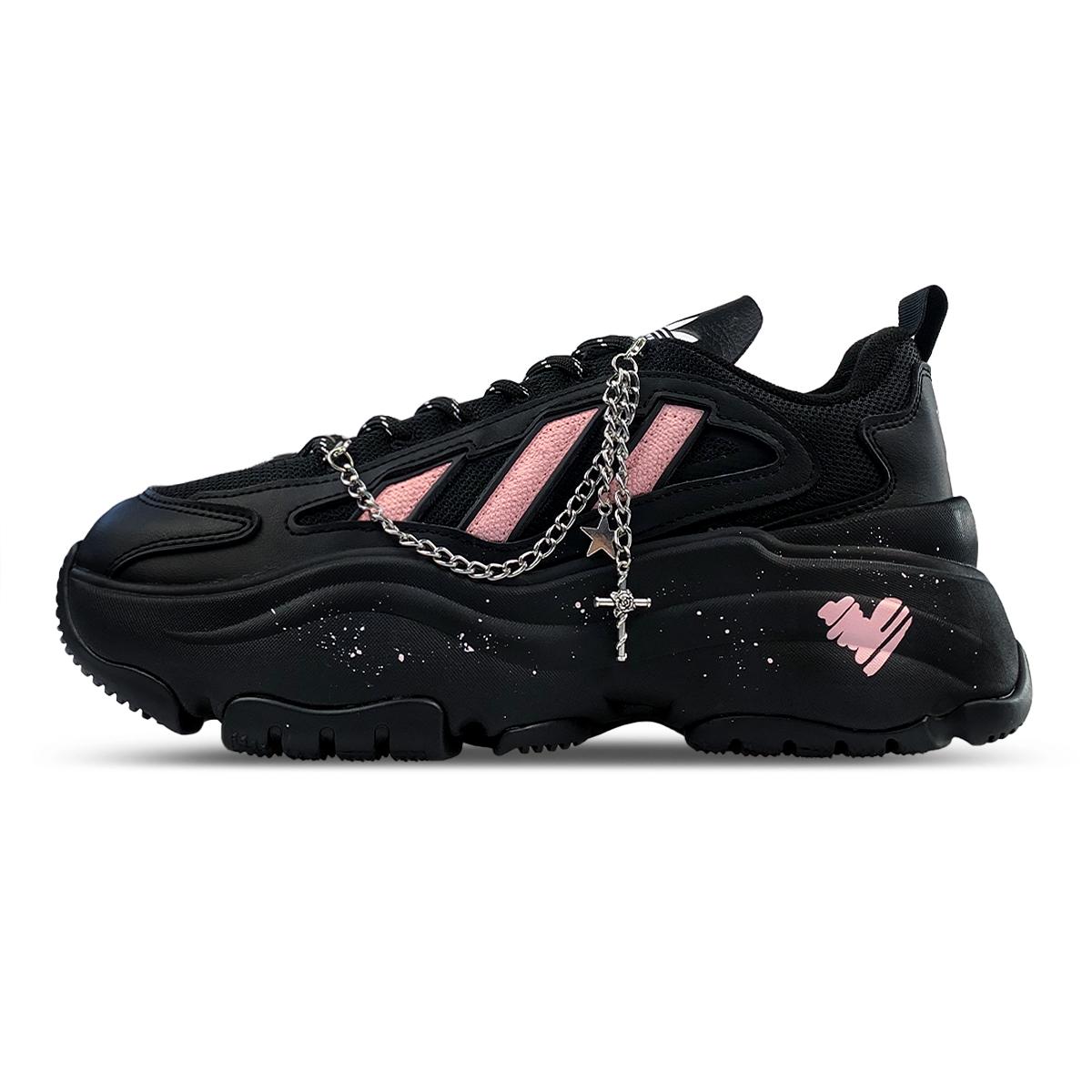 

Adidas Originals OZGAIA Нековзкі Низькі Повсякденні Кросівки Жіночі Чорно-Рожеві IG6045(Команда116-) 38⅔
