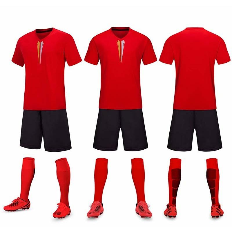 Football Jersey Set Men S Clothes Children S Football Training Jersey Game Jersey Primary School Football Jersey S красный