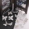 Silver Butterfly Accessories Alloy Butterfly Flower Half Bracelet Diy Accessories Chinese Style DIY Bracelet Bracelet Jewelry