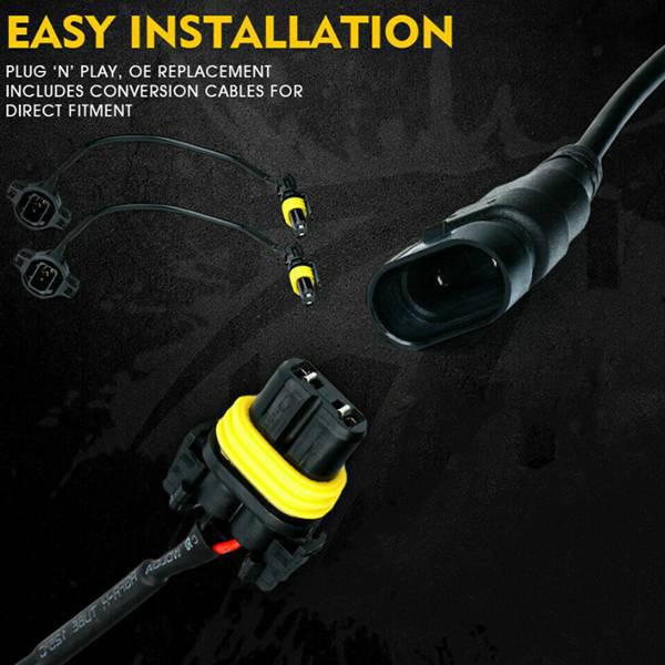 4-Inch 40W LED Fog Lights for Jeep Wrangler