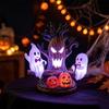 Resin Animated Seesaw Ghosts Night Light Cartoon Halloween Ambient Light  Entryway