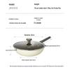 CHUIDAHUANG 32cm Non-stick Flat Bottom Multi-Purpose Wok