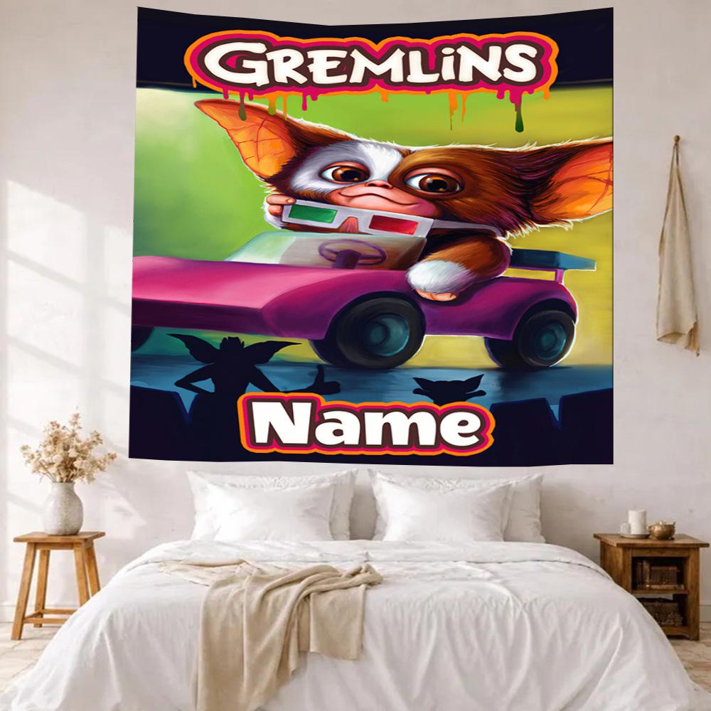 Like Warner Bros Movies Custom Your Name Wall Decor Tapestry Art For Pet Memorial Birthdaywedding Party Backdrop Family Gift