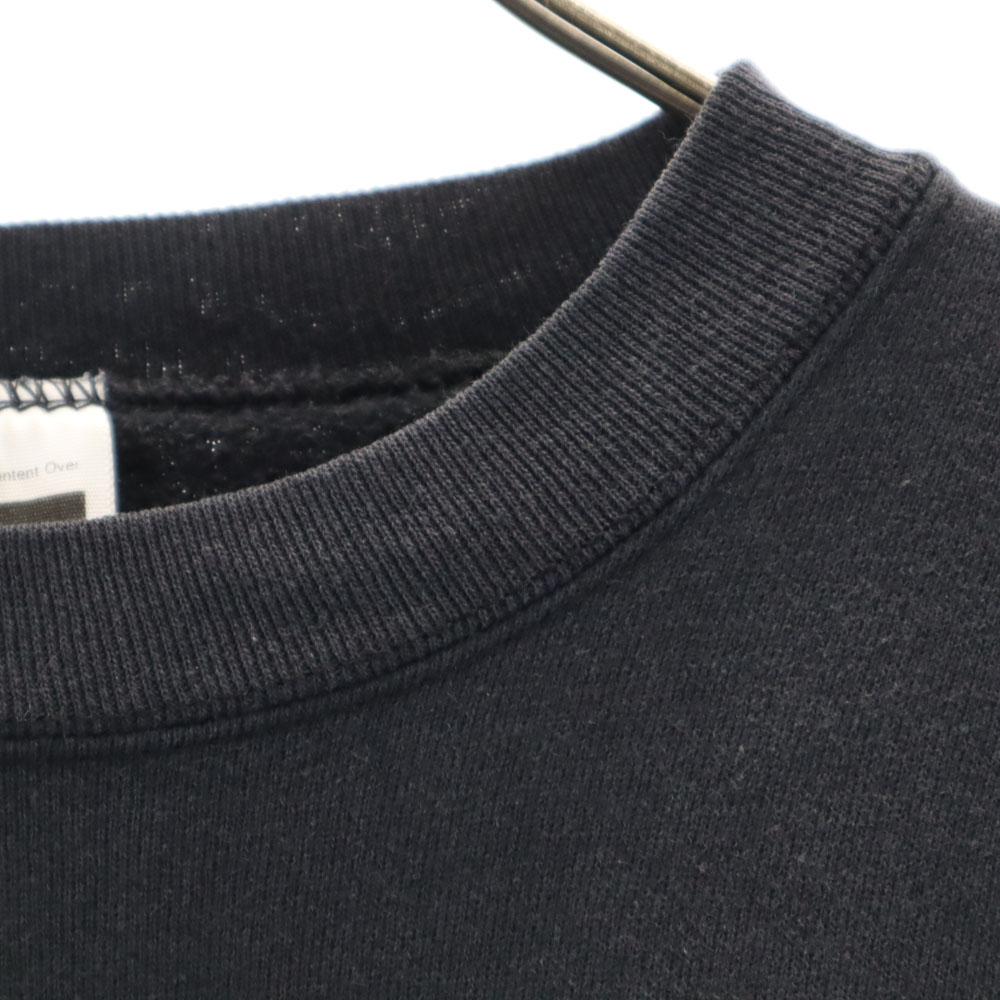 TULTEX 90s Old Print Long sleeve trainer L Black series sweat Men's Used