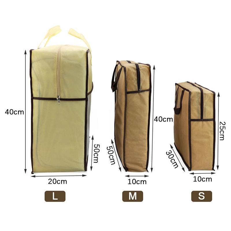Quilt Clothes Storage Bag Big Capacity Duvet Blanket Sorting Bags Dustproof Closet Under-Bed Storage Moisture Proof Organizer