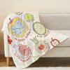 Fruit-Themed Flannel Blanket Super Soft, Cozy & Warm Throw Perfect for Home Napping, Halloween & Christmas