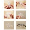 2Pcs Glasses Holder Transparent Wall-Mounted Storage Rack Simple Installation Self-Adhesive Sunglasses Storage Hanger