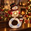 Christmas Projector Lights Light, USB Powered Snowman Ceiling with 6 Patterns, Tree Tabletop Decorations Flexible Holiday Night Light for Bedroom,