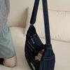 2025 New Japanese and Korean Tote Big Bag Spring Wild At Home Denim Messenger Bag Surrounding Girls Denim Bag