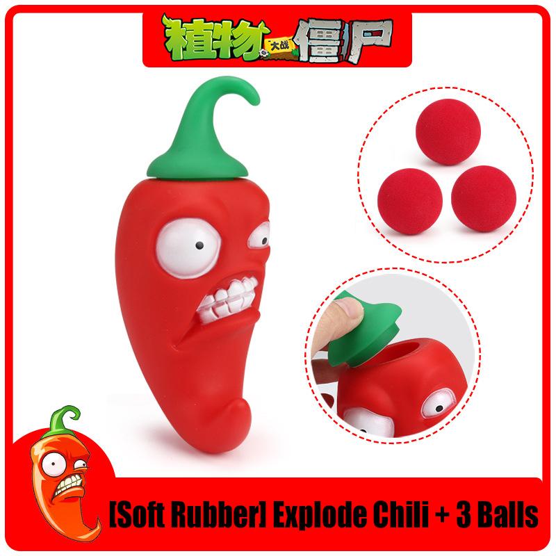 25 Style 2 Game Peripheral Soft Glue Toys Chomper Pea Shooter Snow Pea Pepper-pult Funny Kids Gifts Toys