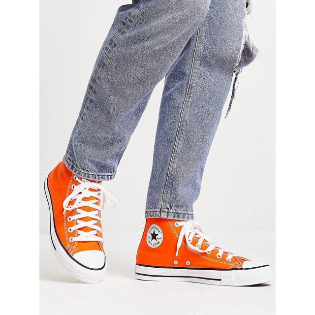 

Оранжевые кроссовки унисекс Converse Chuck Taylor All Star Hi
