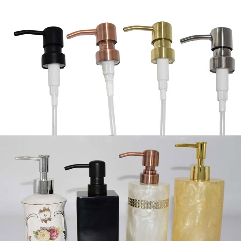 Corrosions Resistant Stainless Steel Lotions Dispenser Pumps Head Leakproof Designs for Creams and Plastic Bottles