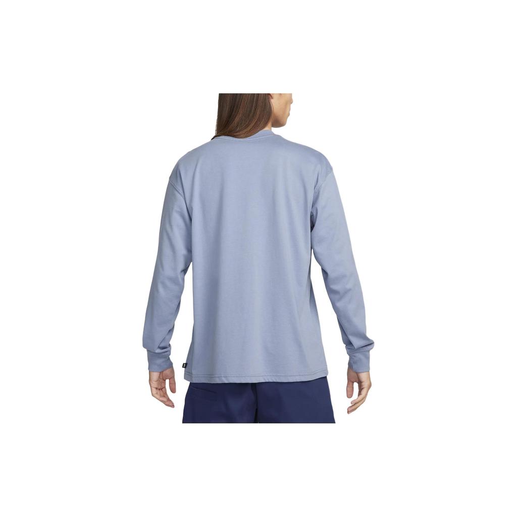 Nike T Shirts Men's Blue Crew Neck Moderate Straight Fit FQ3716-493