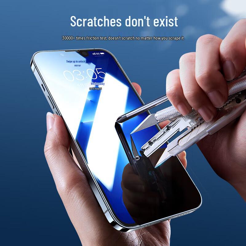 ShineMo iPhone 13 Pro Max HD Anti-Fingerabdruck Panzerglas Displayschutz