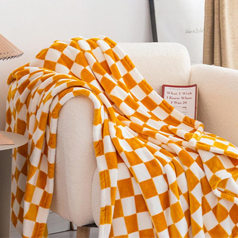 Fluffy Plaid Bed Blankets Warm Soft Coral Fleece Throw Blanket Sofa Cover Bedspread Bed For Kids Pet Home Textile Drop ship