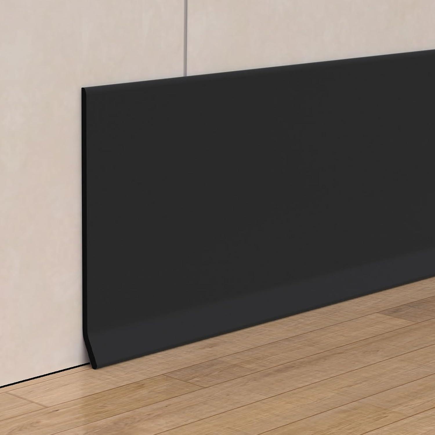 

1PC 1/2/3meters PVC Baseboard Molding Trim Flexible Vinyl Wall Border Sticker Self-Adhesive Waterproof Waist Line Wallpaper Livi 1m чорний