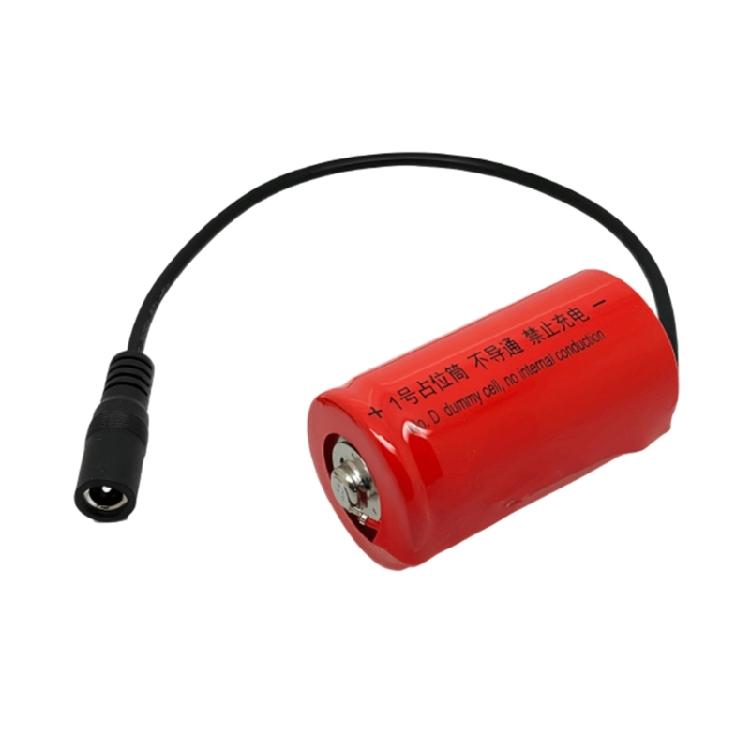 Easy Installs DC5.5x2.1mm Power Connector Dummy Battery Not Conductive With Reinforced Shell For Electronics Projects