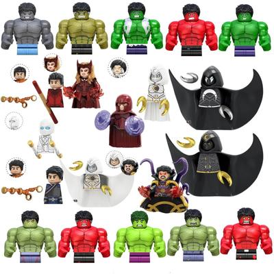 Caixa Surpresa Mini Blocos de Construção TV6208 Figuras Goblin Grande Homem-Aranha Homem de Ferro Venom Capitão Falcão Deadpool Armadura Presente de Natal Brinquedo