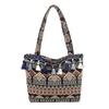 2025 Spring New Tassel Women's Bags Fashionable Ethnic Style Contrasting Colors Large-capacity Niche Women's Bags Shoulder Bags Tote Bags
