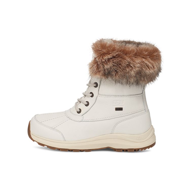 UGG  Adirondack III Tipped Boot White Women Sneakers 1123253-WHT