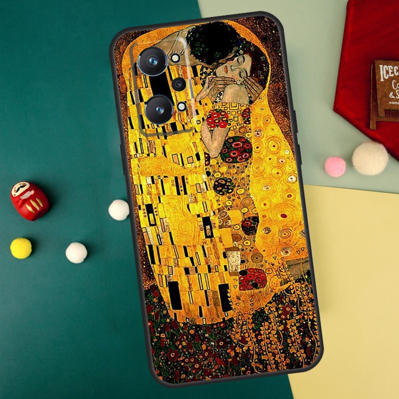 

Звездная ночь Климт Поцелуй Для Realme 15 10 11 12 13 14 Pro Plus C65 C67 C75 C63 C61 C55 C51 C53 C35 GT6 GT7 Pro Чехол Realme GT7 Pro