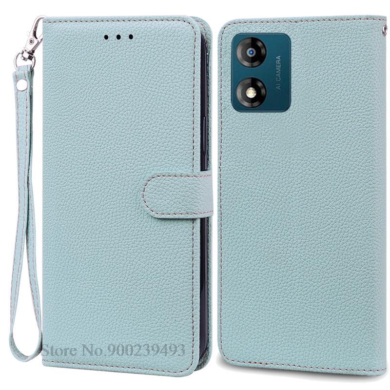 E13 Case For Motorola Moto E13 Case Leather Wallet Flip Cover For Moto E13 Phone Case For Motorola Moto E13 Capa Case Fundas