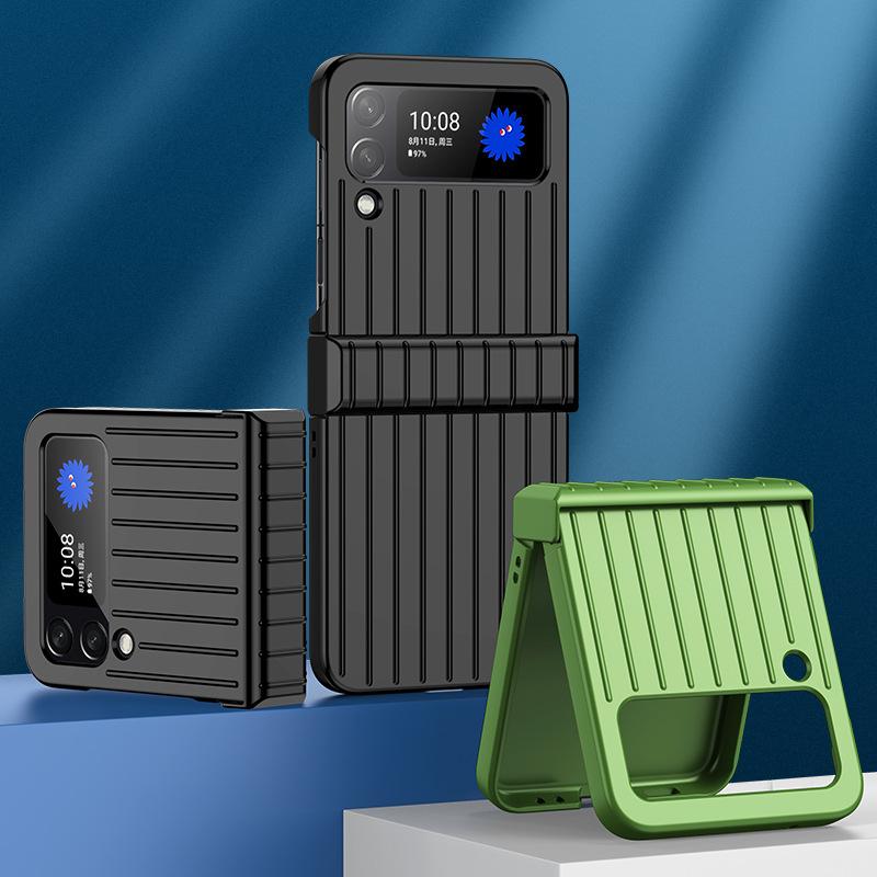 Mode Plain Stoßfest Klapp Fall Für Samsung Galaxy Z Flip3 Flip 3 5g Anti-Scratch Funda Für Samsung Z Flip 3 5g Capa