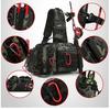 Fishing Tackle Backpack Lure Box Gear Storage Bag Fanny Pack for Men Fly Fishing Backpack with Rod Holder Sling Shoulder Bag