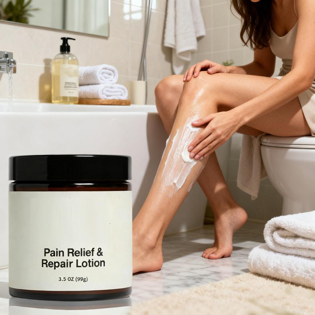 Lugnande lotion, Naturliga ingredienser, Balanserande kräm minskar trötthet och ger komfort Återfuktande lotion