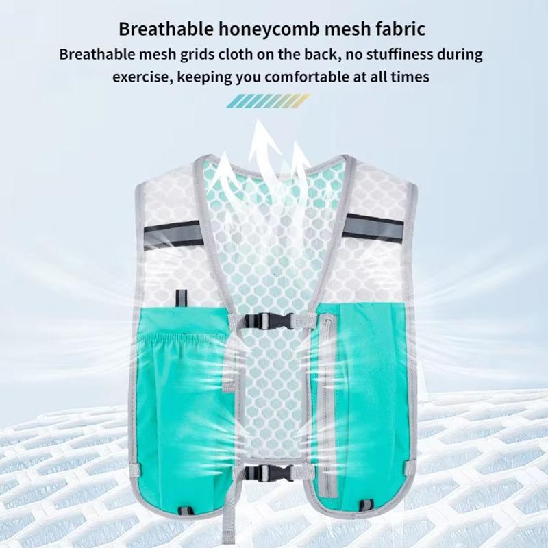 Running Hydrating Vest Backpack Ultralight Hydration Jogging Vest Men Breathable Marathon Bicycle Bag Water Bottle 500ML
