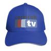 Corncob Tv Baseball Cap Snapback Flat Bill Strapback Dad Hat Six Panel Structured Crown