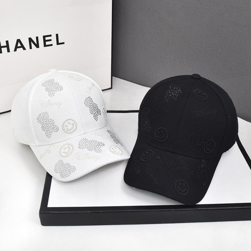 Cap Baseball Smiling Bear Girl Spring Summer Outdoor Sports Shade Breathable