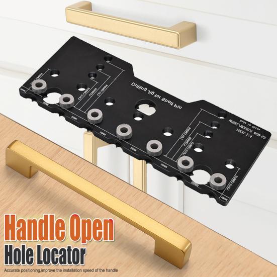 Cabinet Adjustable Shelf Jig Drill Guide Rustproof Corrosion Resistant High Accuracy Cabinet