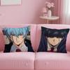anime Mashle Magic and Muscles Cushion Cover Comfortable Reversible Pillow Cover Ideal for Car Sofa Bedroom & Beyond