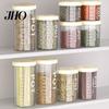 Food-grade Storage Container Transparent Grain Canister Kitchen Sealed Jar Food-Grade Airtight Pantry Organizer for Snacks Dried Foods Tea Visible