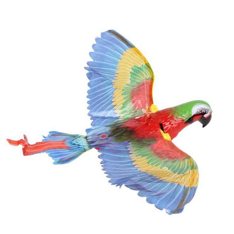 Електрична пташка Іграшка для котів Працює від батарейок Реалістичні пташки, що літають Інтерактивні іграшки Іграшка-вудка-дразнилка для кошеняти для гри